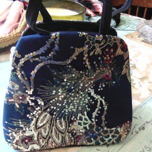 SMALL PEACOCK  PURSE